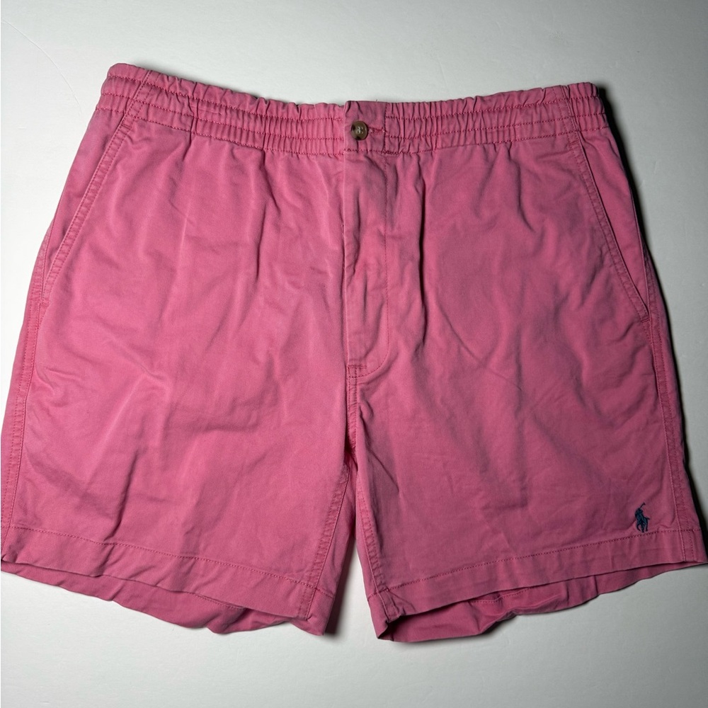 Polo Ralph Lauren Men’s Large Pink drawstring shorts classic fit preppy